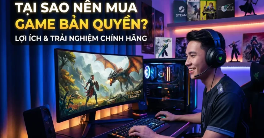 Tại Sao Nên Mua Game Bản Quyền?